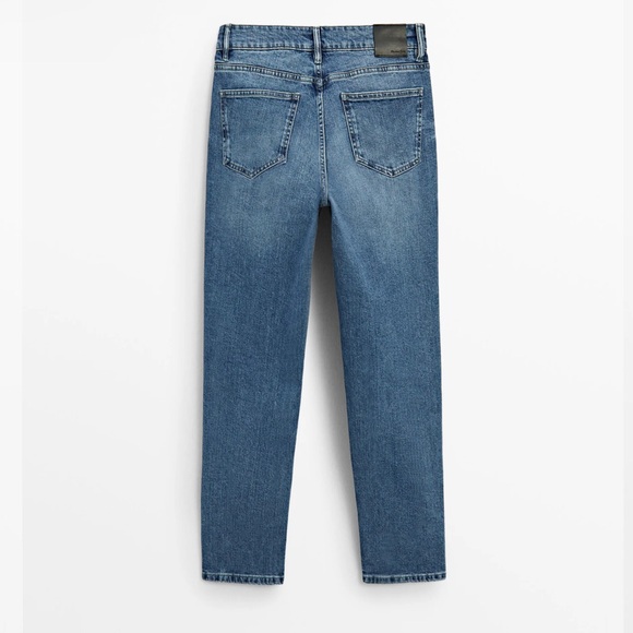 MASSIMO DUTTI SLIM FIT MID-RISE CROPPED JEANS SIZE 10 NWT $99.90 Online now! - Picture 5 of 11